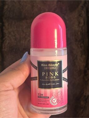 Kiss Beauty Pink Bomb Roll On Deodorant